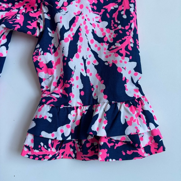 Lily Pulitzer Fiesta Stretch Shift Mini Dress in Nauti Navy Beyond the Sea Sz 00 - Picture 11 of 17